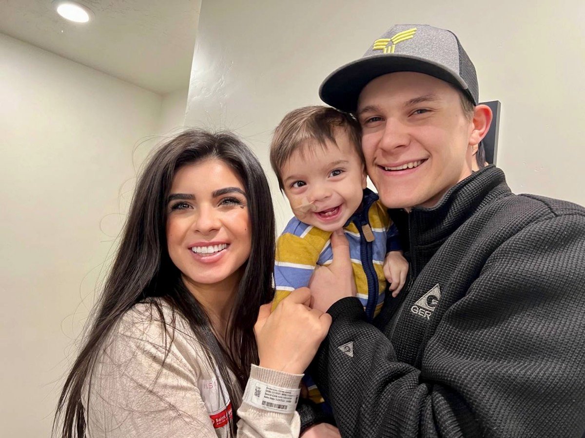 Marissa and Levi with Baby Cyrus